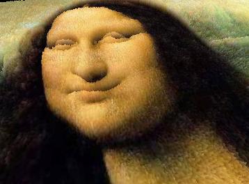 Another distorted mona lisa