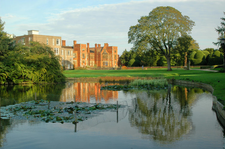 Chocolate box style picture of campus